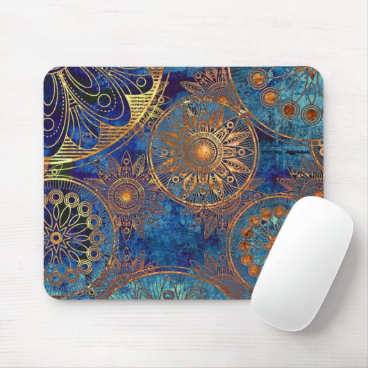 Maus-Pad - Gold Mousepad (Mit Mouse)