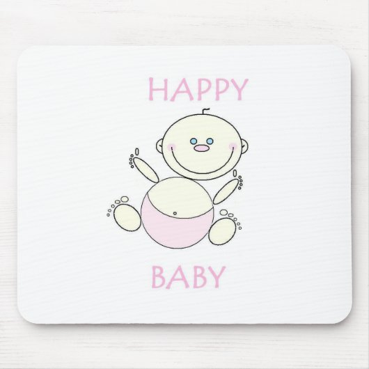 Maus Pad, Happy Baby Mousepad (Vorne)