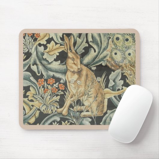 Maus Pad - Hare and Peacock Mousepad (Mit Mouse)