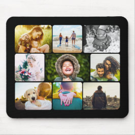 Maus Pad Ihre 9 Fotos Template Collage Frame Mousepad