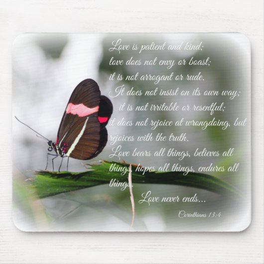 Maus Pad/Liebe ist Patient... Mousepad (Vorne)