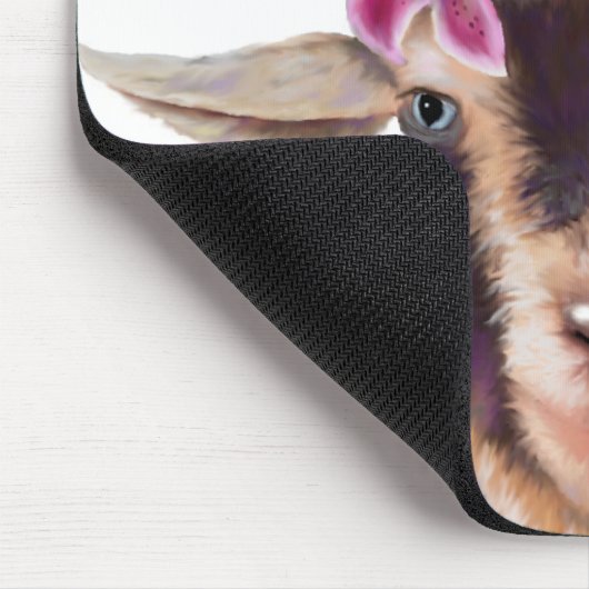 Maus Pad Lily die Ziege Mousepad (Ecke)
