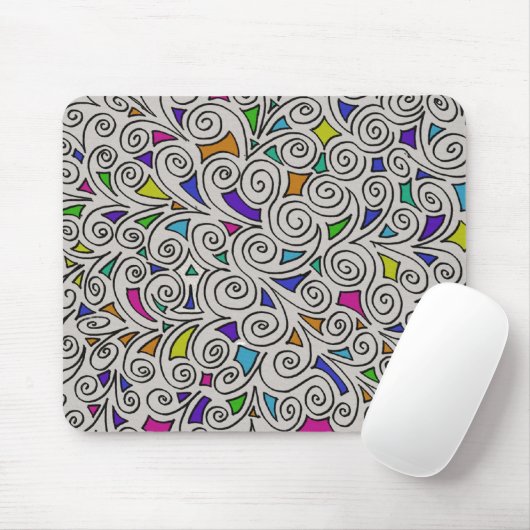 Maus-Pad mit abstraktem Design Mousepad (Mit Mouse)