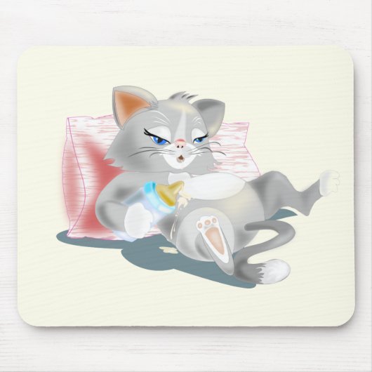 Maus-Pad mit Baby Kitten Mousepad (Vorne)