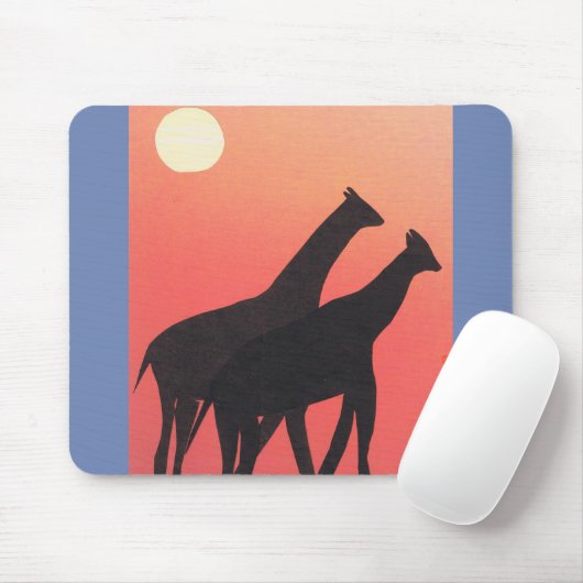 Maus-Pad mit Giraffendesign Mousepad (Mit Mouse)