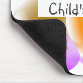 Maus Pad mit Kindername Balloons HAMbWG Mousepad (Ecke)