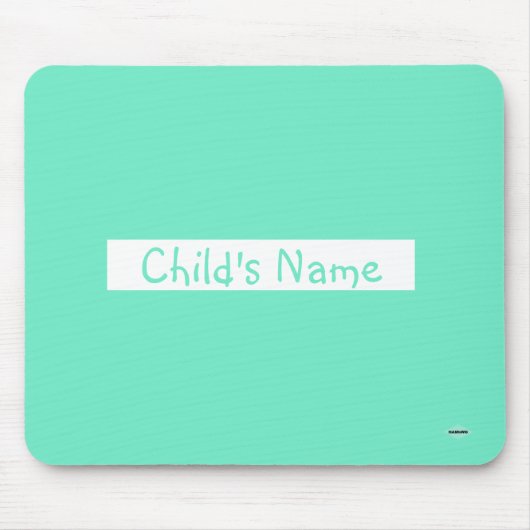 Maus-Pad mit Kindername MintHAMbWG Mousepad (Vorne)