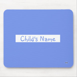 Maus Pad mit Kindername Periwinkle HAMbWG Mousepad