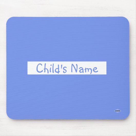 Maus Pad mit Kindername Periwinkle HAMbWG Mousepad (Vorne)