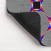 Maus-Pad mit Schwarzweiß-Strahlung Mousepad (Ecke)