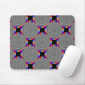 Maus-Pad mit Schwarzweiß-Strahlung Mousepad (Mit Mouse)