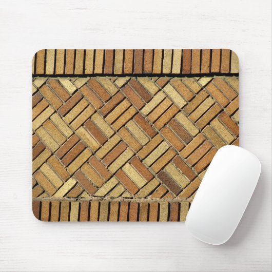 Maus Pad - Muster aus Woven Brick Mousepad (Mit Mouse)