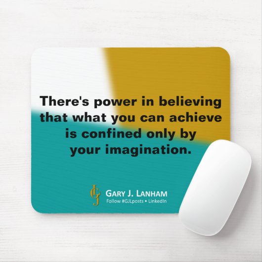 Maus-Pad - "Power-Glaube-Fantasie" Mousepad (Mit Mouse)