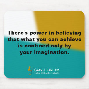 Maus-Pad - "Power-Glaube-Imagination" Mousepad