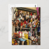 Maus Pad - Shoe Seller Tangier Kasbah Postkarte (Vorne/Hinten)