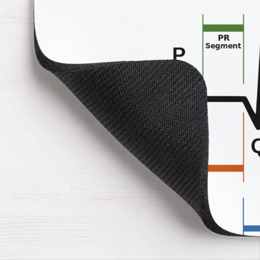 Maus Pad Sinus Rhythmus EKG Mousepad (Ecke)
