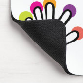 Maus-Pad Tastatur-Handposition Mousepad (Ecke)