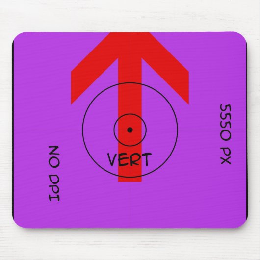 Maus Pad VERT - Tempel Mousepad (Vorne)