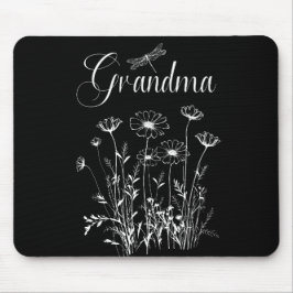 Maus Pad - Wildblume Dragonfly Oma Mousepad