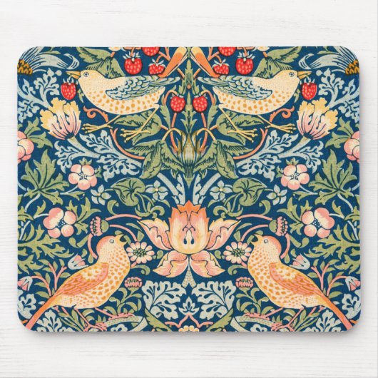 MAUS PAD - William Morris - "Strawberry Thief" Mousepad (Vorne)