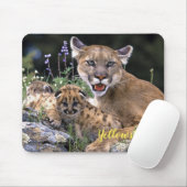 Maus Pad-Yellowstone-Löwe Mousepad (Mit Mouse)