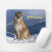 Maus Pad-Yellowstone-Löwe Mousepad (Mit Mouse)