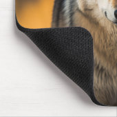 Maus Pad-Yellowstone Wolf Mousepad (Ecke)