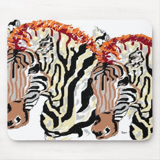 Maus-Pad /Zebras Mousepad (Vorne)