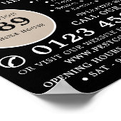 Maus, Pest Kontrolle Werbung Poster (Ecke)