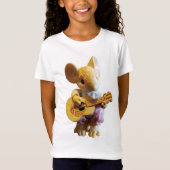 Maus Playing Gitarre T-Shirt (Vorderseite)