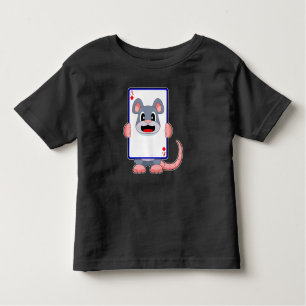 Maus-Poker-Poker-Karten Kleinkind T-shirt
