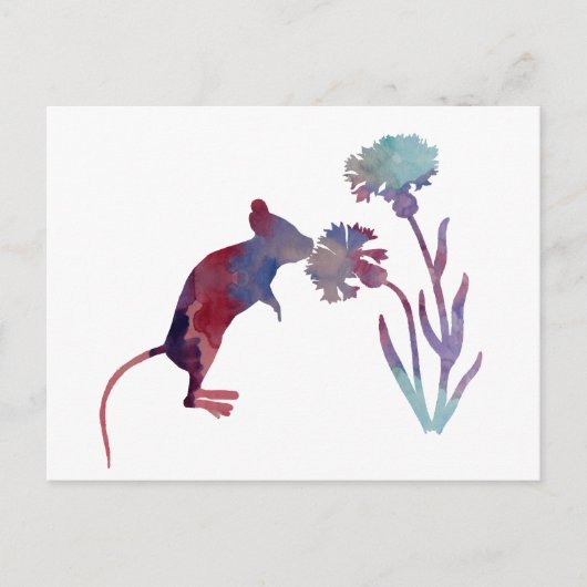 Maus Postkarte (Vorderseite)