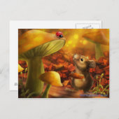 Maus Postkarte (Vorne/Hinten)