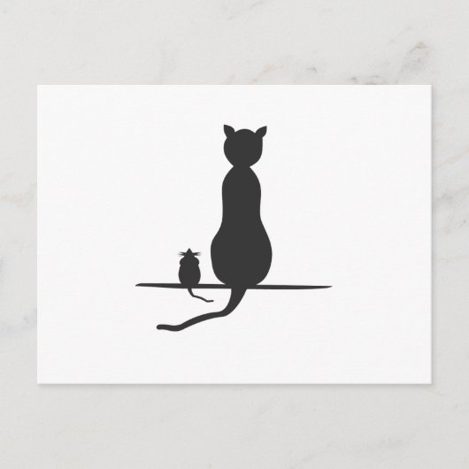 Maus Postkarte (Vorderseite)