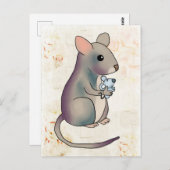 Maus Postkarte (Vorne/Hinten)