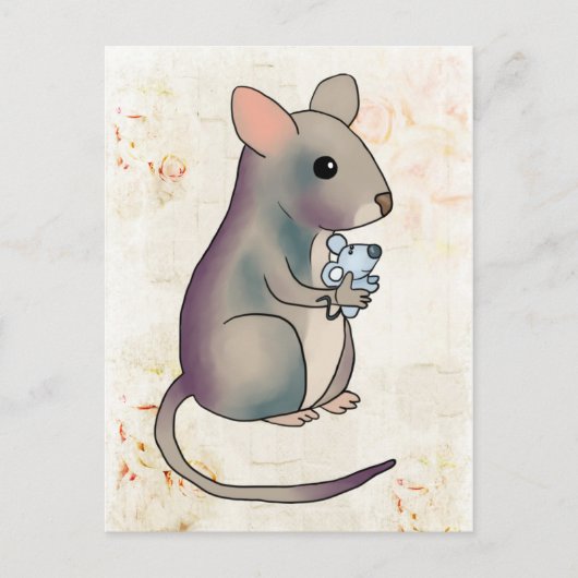 Maus Postkarte (Vorderseite)