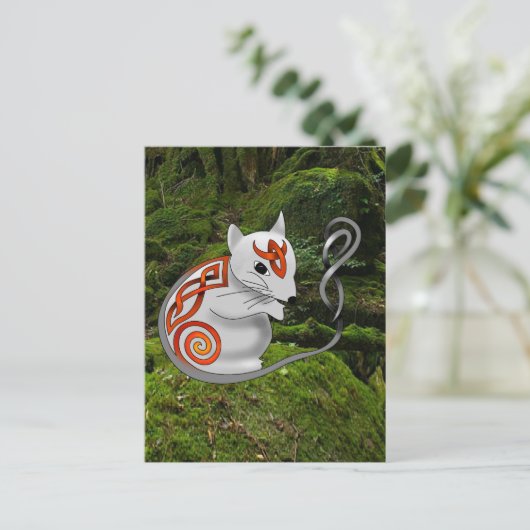 Maus Postkarte (Stehend Vorderseite)