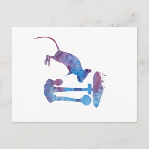 Maus Postkarte