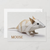 Maus-Postkarte Postkarte (Vorne/Hinten)