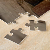 Maus putzt eine alte Laterne Puzzle (Seite)
