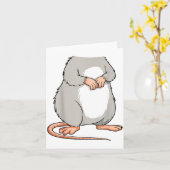 Maus Ra Erwachsene Kinder Männer Frauen Körper Mau Karte (Gelbe Blume)