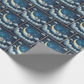 Maus schlafen in einer Wolke Geschenkpapier (Ecke)