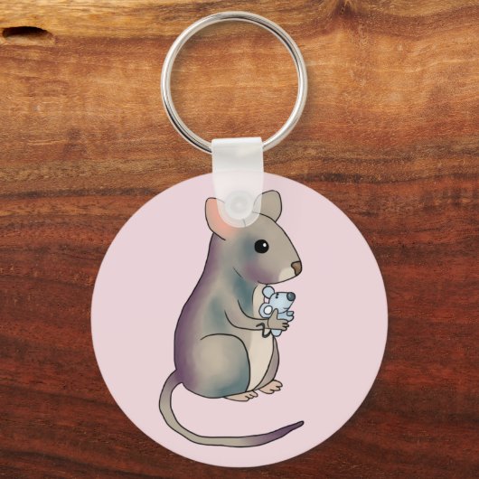 Maus Schlüsselanhänger (Vorderseite)