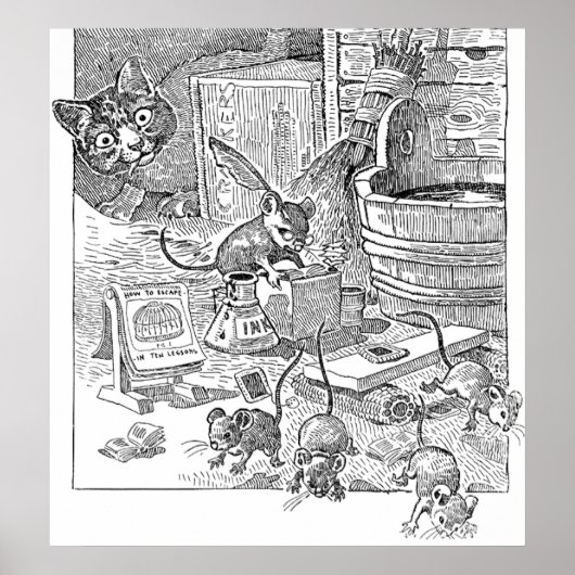 Maus-Schule Poster (Vorne)