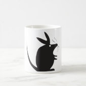 Maus-Silhouette Kaffeetasse (Mittel)