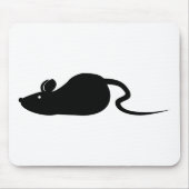 Maus-Silhouette Mousepad (Vorne)