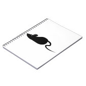 Maus-Silhouette Notizblock (Linke Seite)