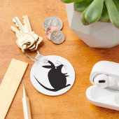 Maus-Silhouette Schlüsselanhänger