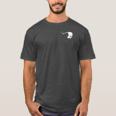 Maus-Silhouetten Dunkel T-Shirt (Vorderseite)