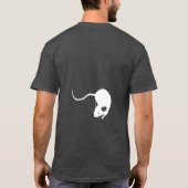 Maus-Silhouetten Dunkel T-Shirt (Rückseite)